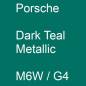 Preview: Porsche, Dark Teal Metallic, M6W / G4.